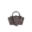 Borsa donna Flap in suede Smoky