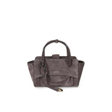HIDESINS Borsa donna Flap in suede Smoky