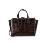 HIDESINS Borsa donna Flap M stampa cocco Marrone