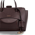 HIDESINS Borsa donna Flap Premiere M Marrone