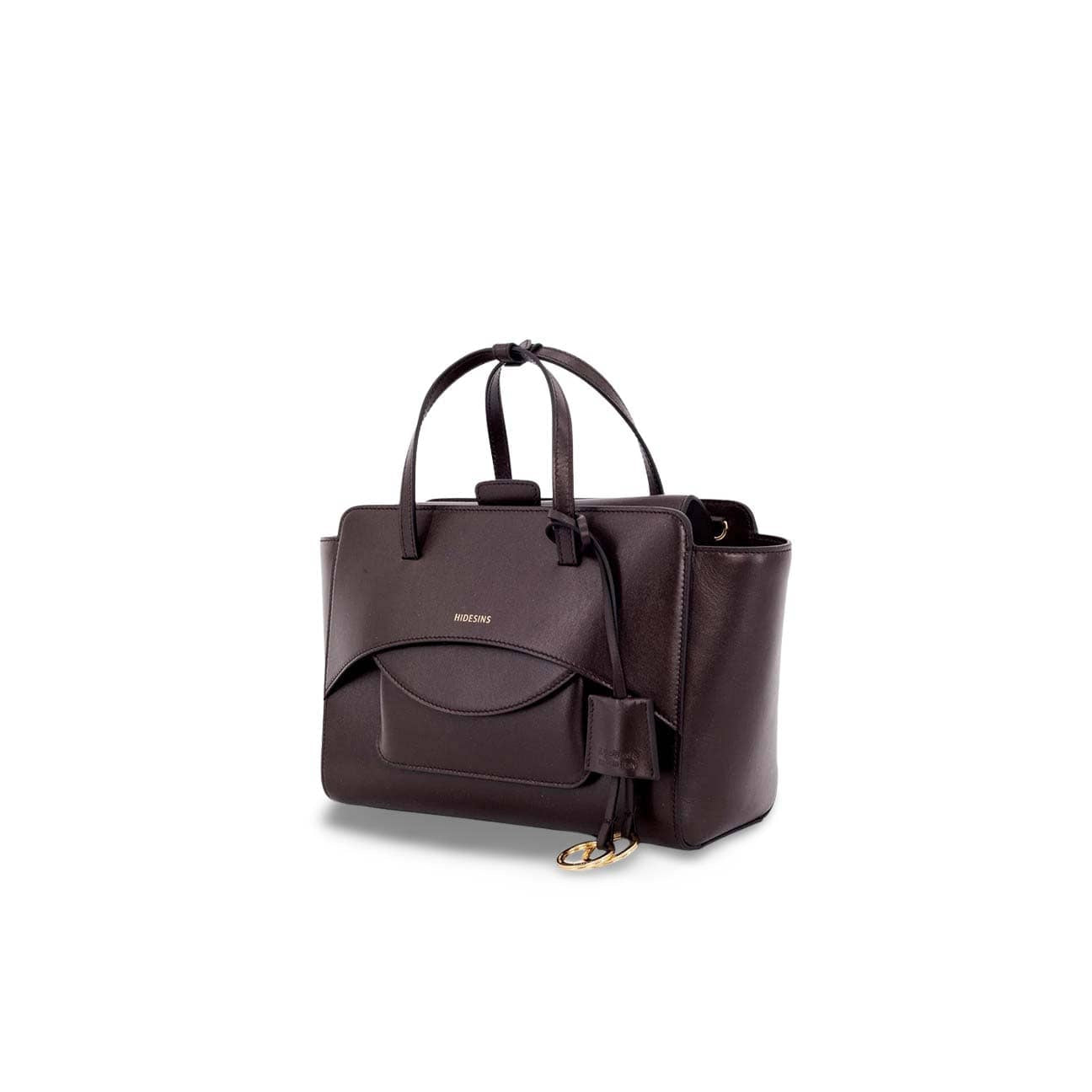 HIDESINS Borsa donna Flap Premiere M Marrone