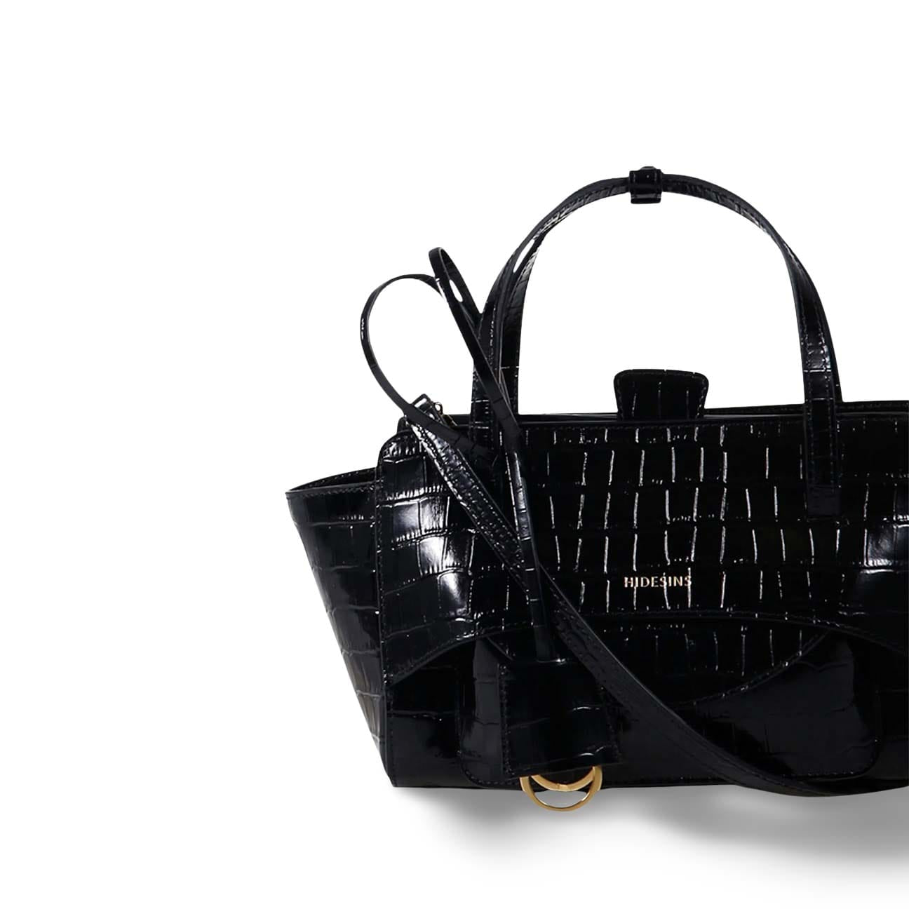 HIDESINS Borsa donna Flap S Cocco Nero