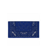 HOLLIDAY & BROWN Bandana in pura lana Blue China