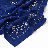 HOLLIDAY & BROWN Bandana in pura lana Blue China
