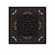 HOLLIDAY & BROWN Bandana in pura lana Nero e Marrone