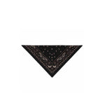 HOLLIDAY & BROWN Bandana in pura lana Nero e Marrone