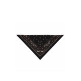 HOLLIDAY & BROWN Bandana in pura lana Nero e Marrone