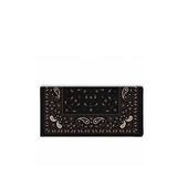 HOLLIDAY & BROWN Bandana in pura lana Nero e Marrone