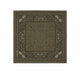 HOLLIDAY & BROWN Bandana in pura lana Verde Militare