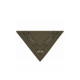 HOLLIDAY & BROWN Bandana in pura lana Verde Militare