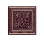 HOLLIDAY & BROWN Bandana in seta Prugna