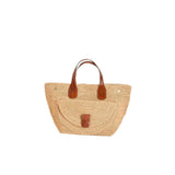 IBELIV Borsa donna Laza II in rafie e pelle Tea