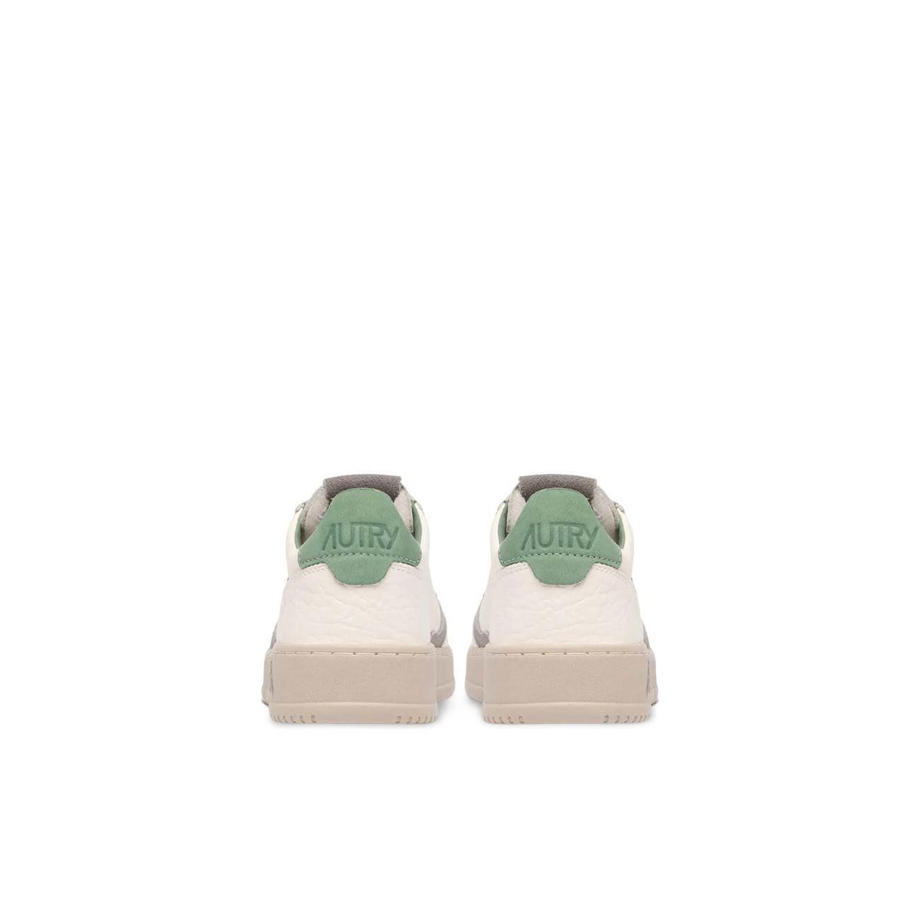 Sneakers uomo Medalist Low in pelle Ensign Verde AULM NE16 AUTRY 