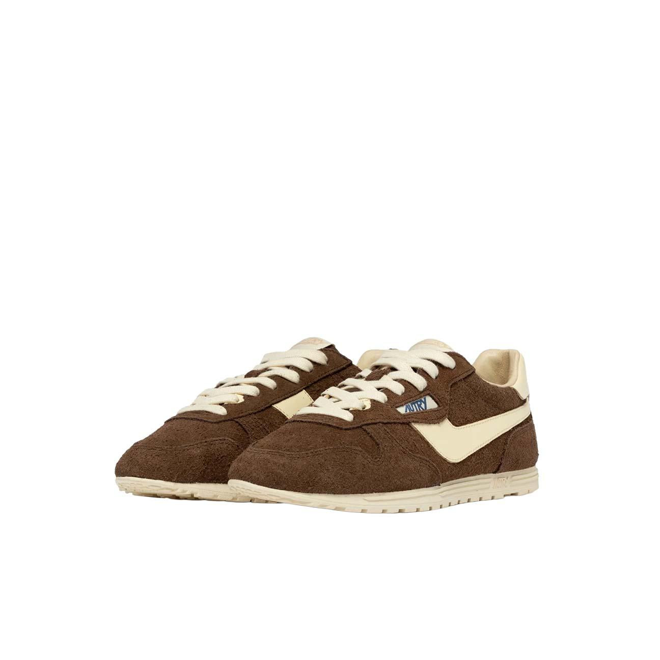 Sneakers donna Windspin in suede Marrone WSLW UB37 AUTRY 