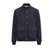 Giubbotto uomo in suede Blue