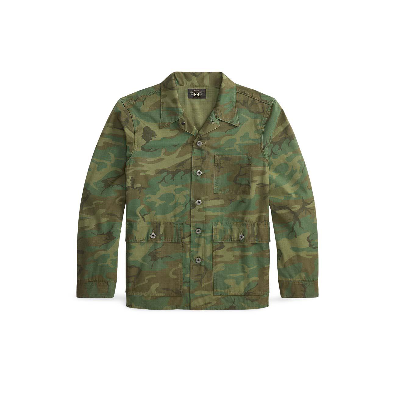 Overshirt uomo in ripstop Camouflage 782P05345 001 RRL 