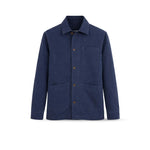 Overshirt uomo in lino St Malo Blue ST MALO LINO NAVY CHESAPEAKE'S 