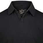 Polo uomo in cotone Nero BLKM 2006 BLACK BL'KER 