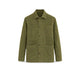 Overshirt uomo in lino St Malo Verde Militare ST MALO LINO MILITARY CHESAPEAKE'S 