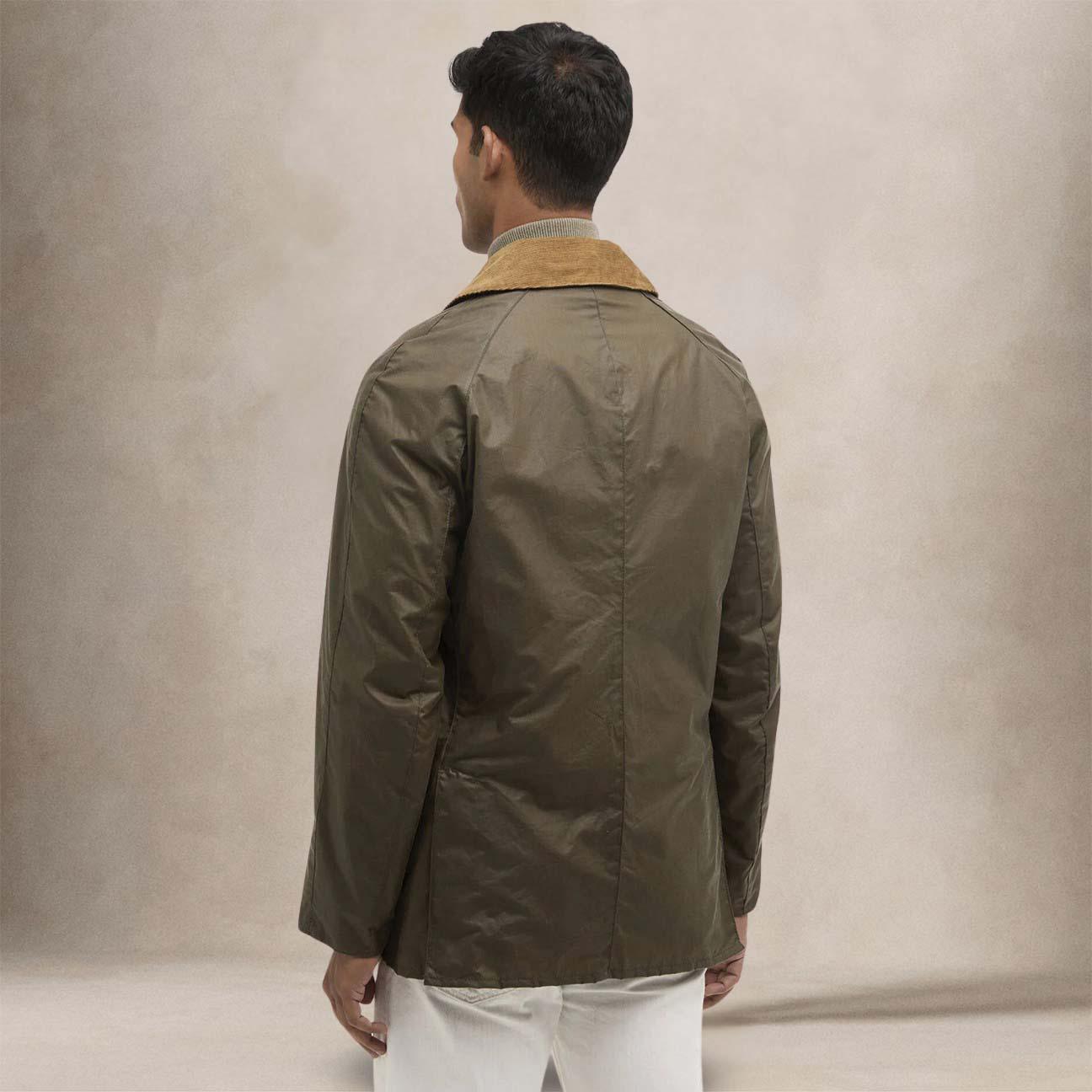 Giacca uomo cerata leggera Ashby Beech MWX1377 OL52 BEECH BARBOUR 