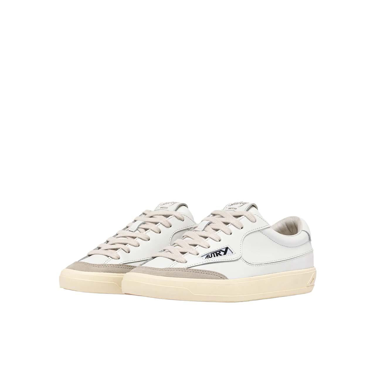 Sneakers uomo Windscape Low in pelle Bianco SCLM UK01 BIANCO AUTRY 