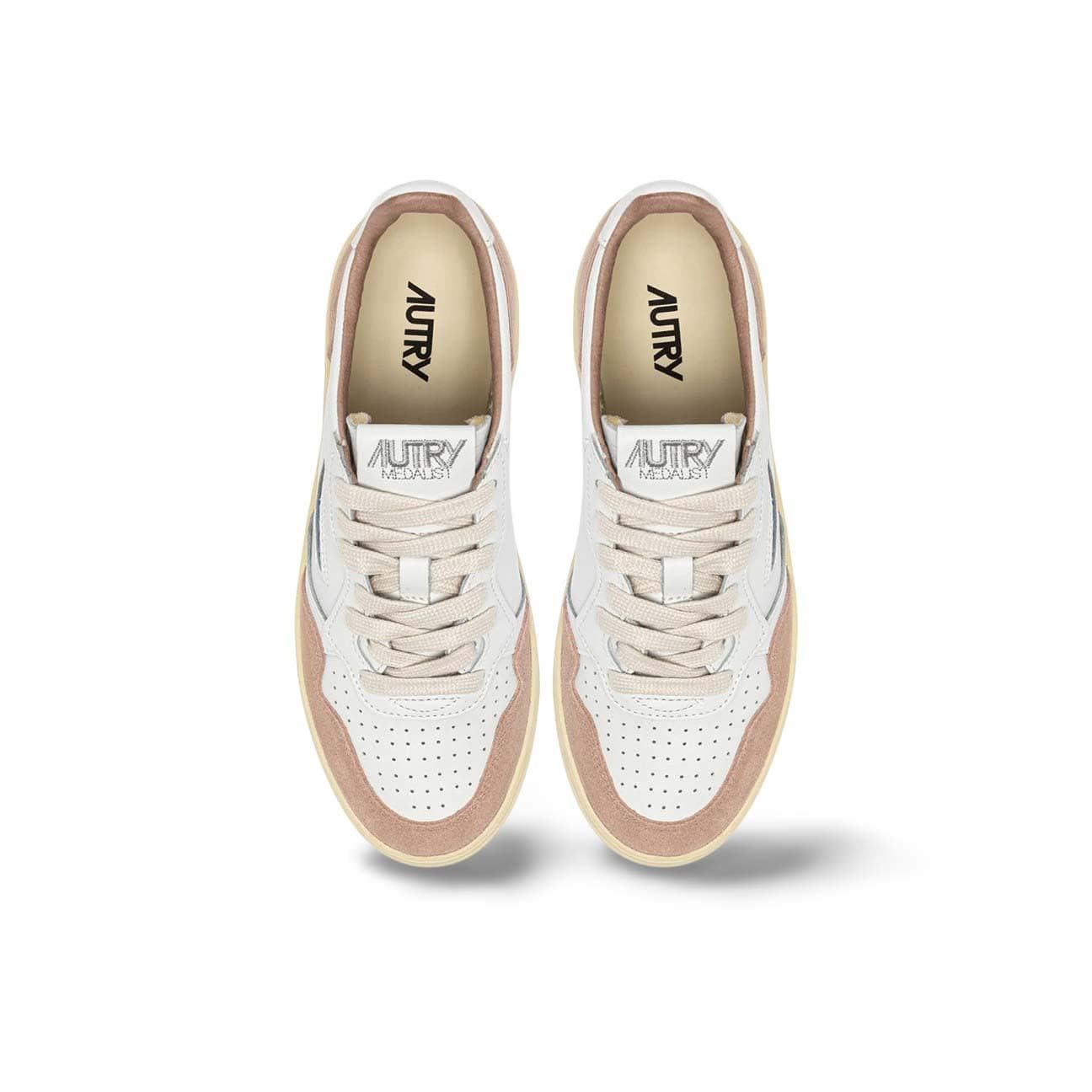 Sneakers donna Medalist FT04 Bianco e Rosa AULW FT04 AUTRY 