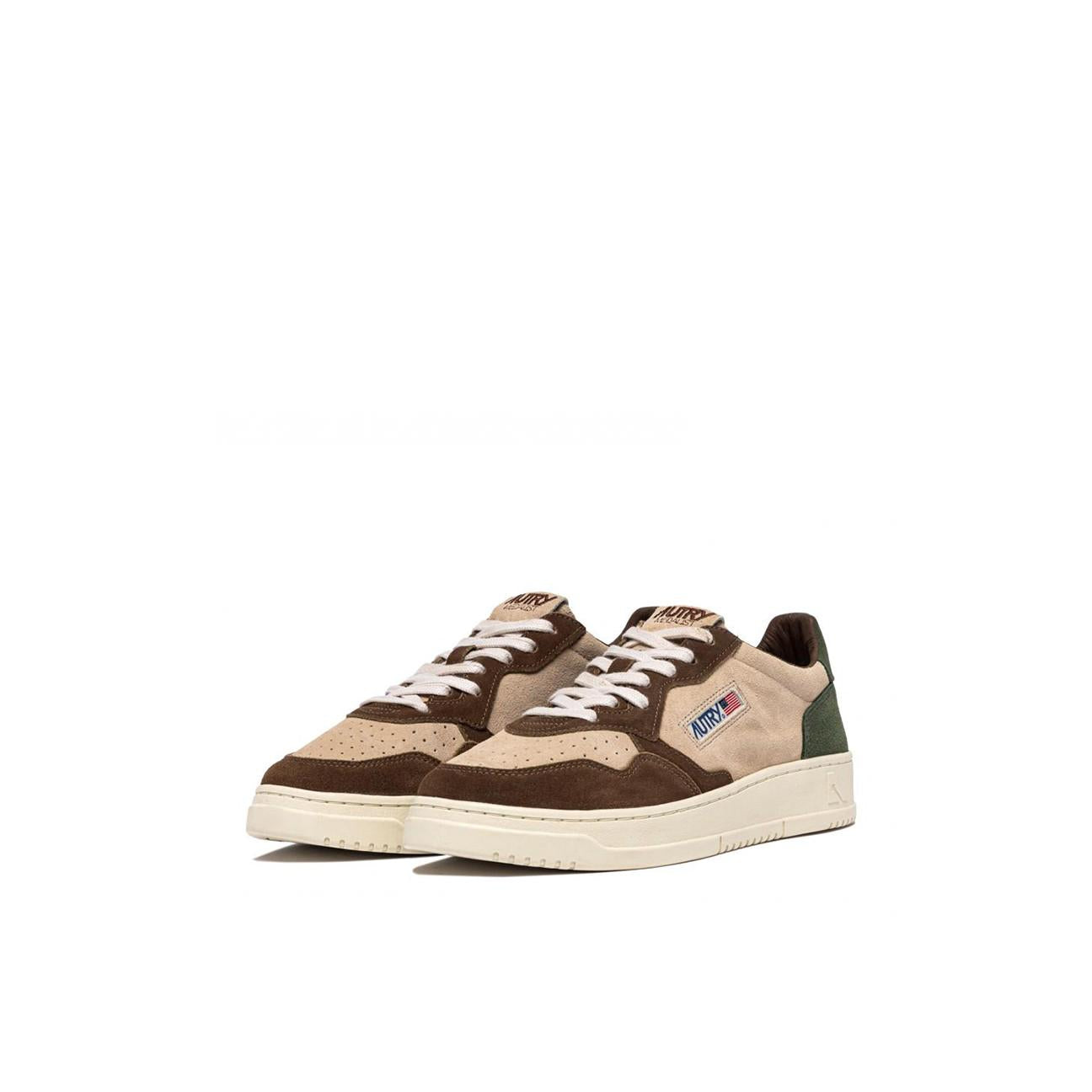 Sneakers uomo Medalist Low suede Tricolor Capper AULM TS17 AUTRY 