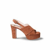 Slingback in camoscio Cannella SINGER SOFTY CANNELLA ROBERTO FESTA 