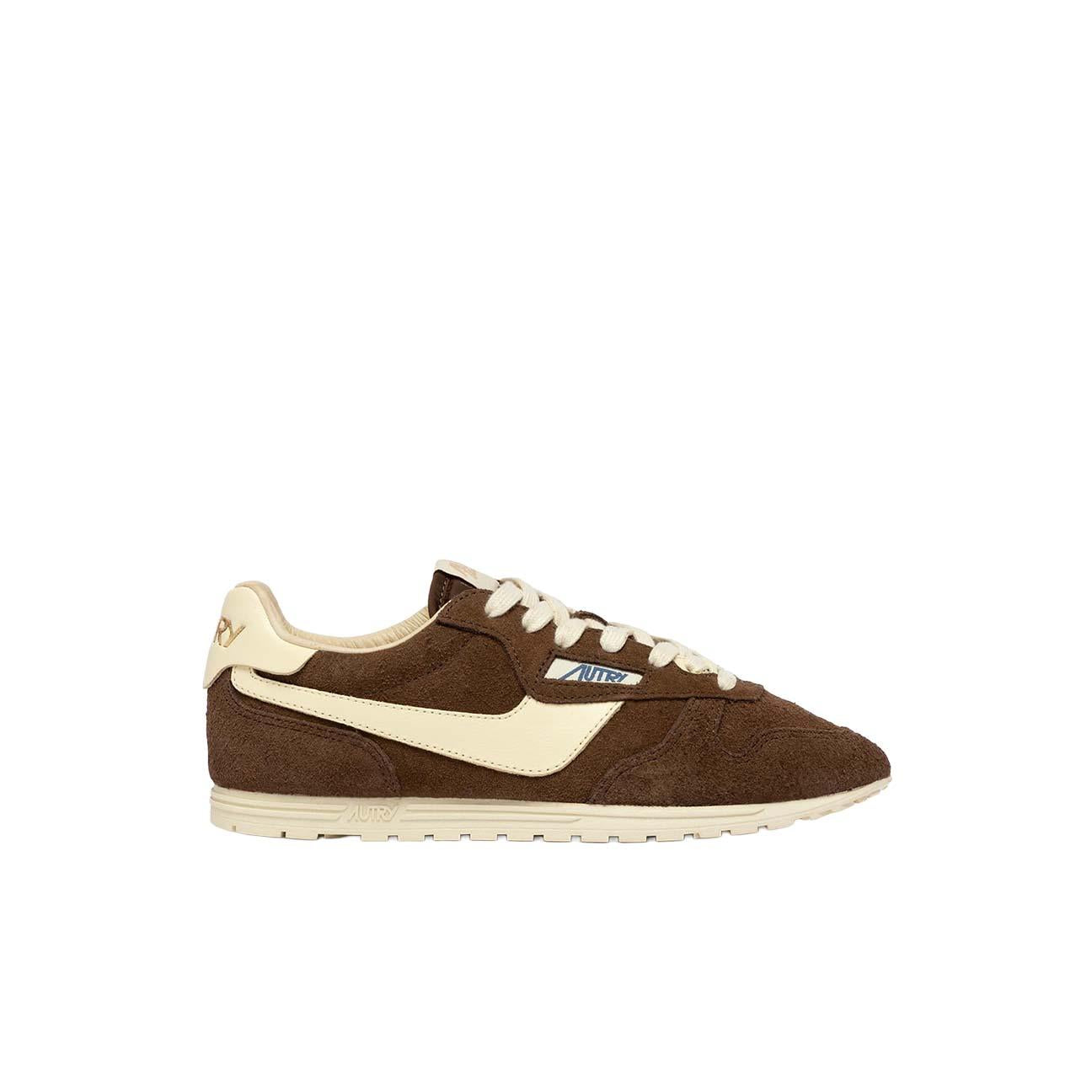 Sneakers donna Windspin in suede Marrone WSLW UB37 AUTRY 