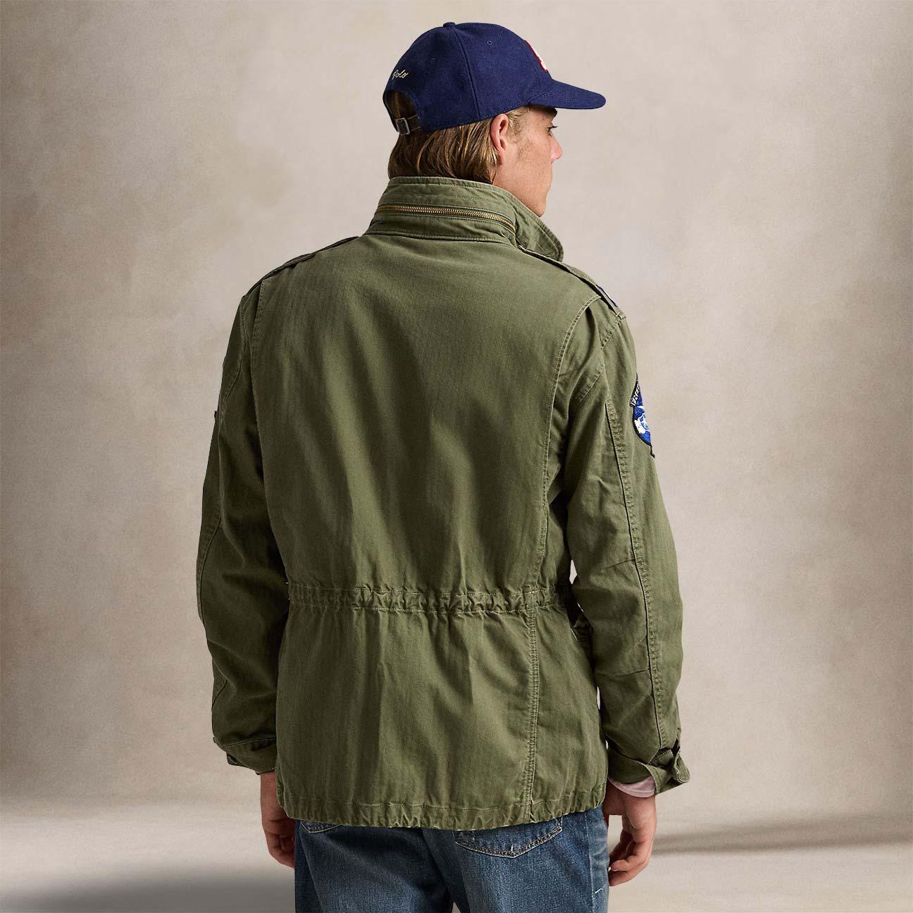 Giacca uomo Field Jacket Verde Militare 710961616 001 POLO RALPH LAUREN 