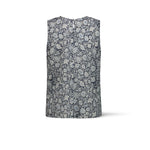Top donna Senza Maniche in Cotone Azzurro MOMO TOP 2429 MILK 