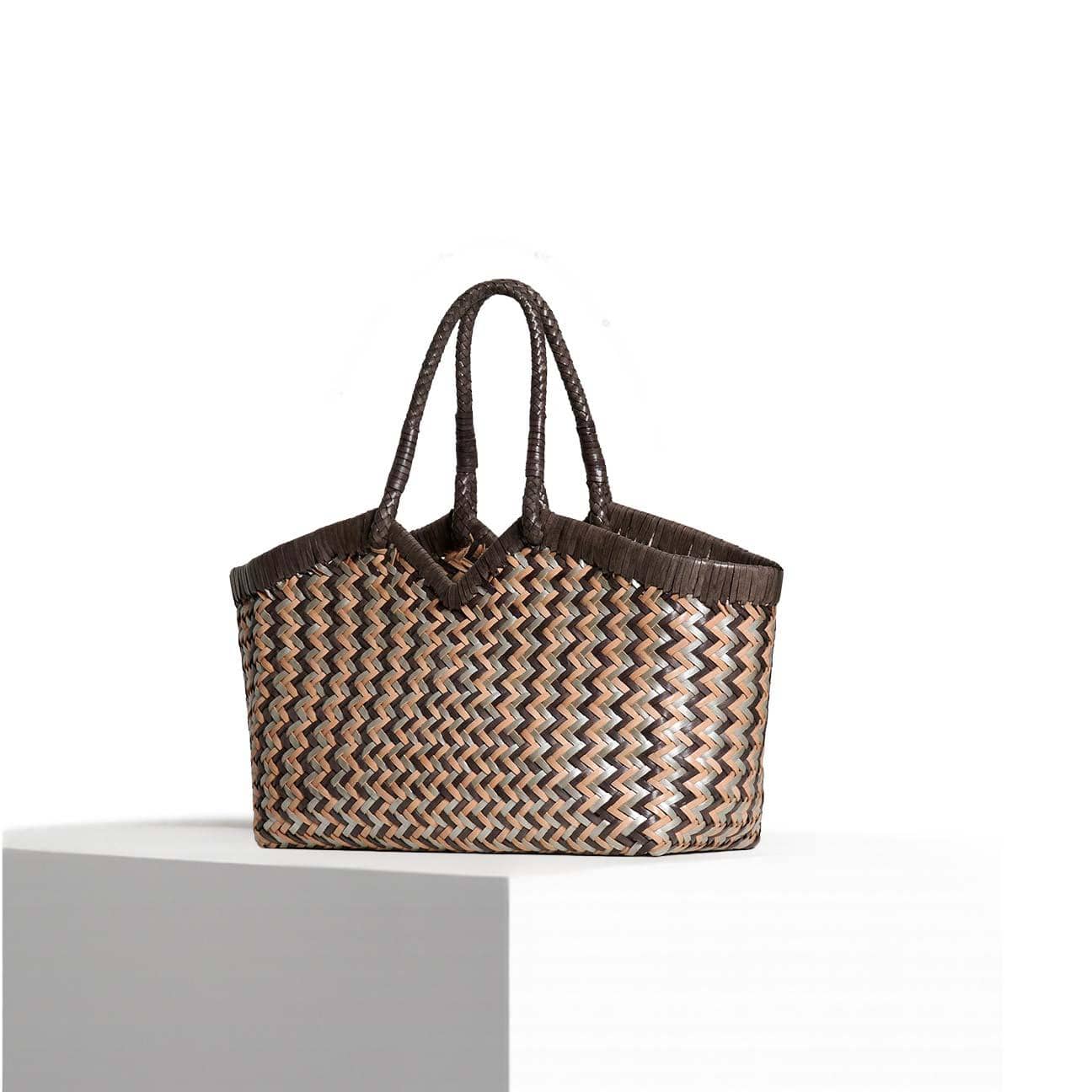 Borsa Crudelia  Zig Zag Olive CRUDELIA ZIG ZAG MIX 116 OLIVE VIPERA 