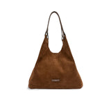Borsa donna Dua in pelle scamosciata Cognac BS9780 CM PL 14283 GIANNI CHIARINI 