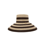 Cappelloo donna in paglia Beige e Marrone LAGOS NATURALE MORO CATARZI 1910 
