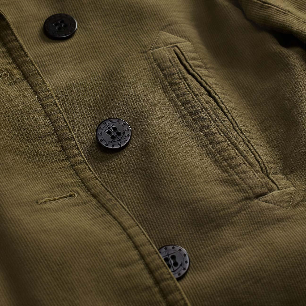 Peacot uomo Verde in cotone  Verde Militare 782P05090 001 RRL 