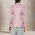 Giacca donna Parigi doppiopetto in lana seta  Rosa JPARIGI10B 440062 Y3228 TAGLIATORE 