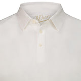 Polo uomo in cotone fiammato Bianco BLKM 2015 WHITE BL'KER 
