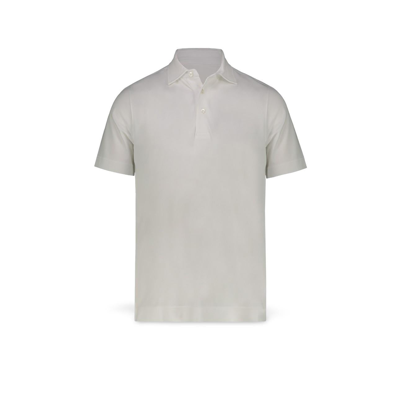 Polo uomo in cotone Bianco CN4713 OTTICO CIRCOLO1901 