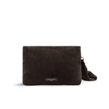 Borsa donna Mirea in pelle scamosciata Moka BS12031 CM NASPM 974 GIANNI CHIARINI 