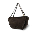 Borsa donna Bloom in pelle scamosciata Moka BS12037 CM PL 974 GIANNI CHIARINI 