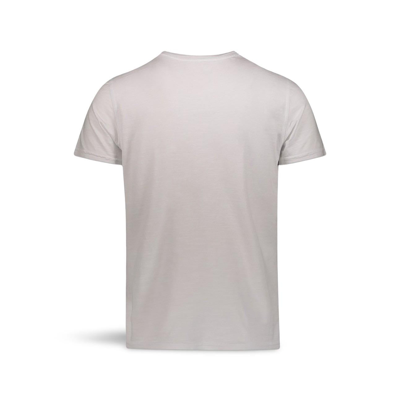 T-Shirt uomo in cotone con taschino Bianco BLKM 1001 WHITE BL'KER 
