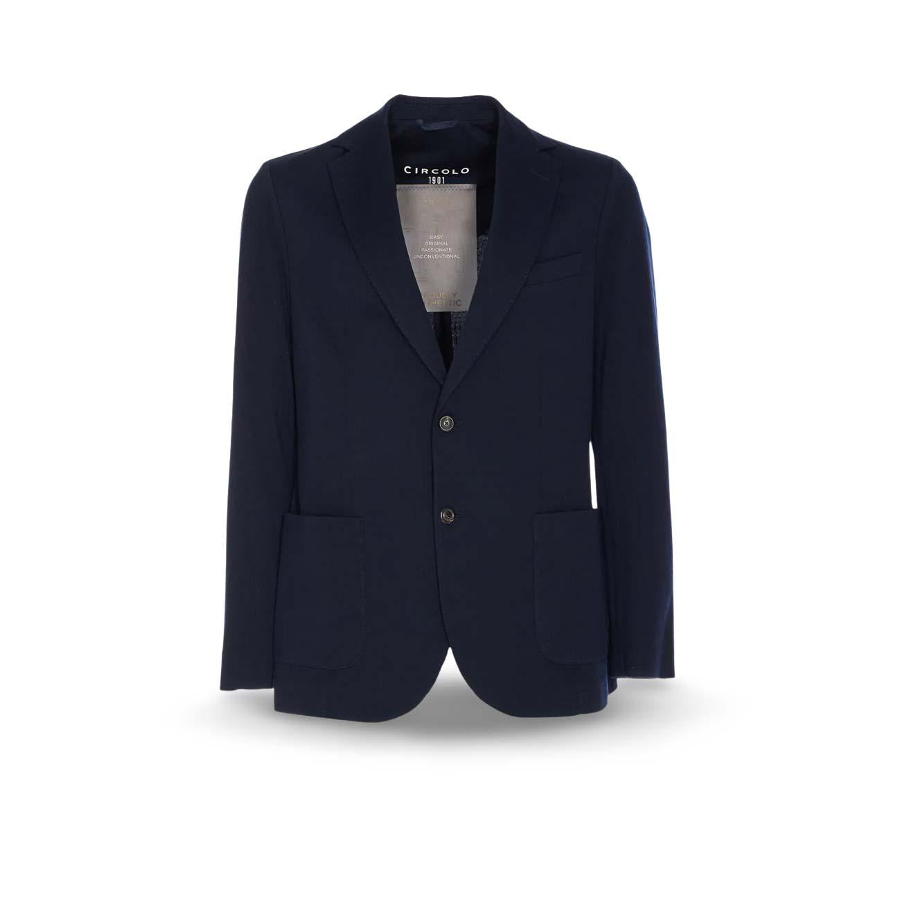 Giacca uomo monopetto cotone superlight Blue CN5174 447 CIRCOLO1901 