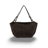 Borsa donna Bloom in pelle scamosciata Moka BS12037 CM PL 974 GIANNI CHIARINI 