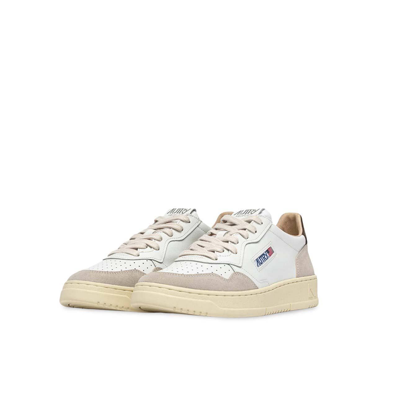Sneakers uomo Medalist Low LS15  in pelle e suede Marrone AULM LS15 AUTRY 