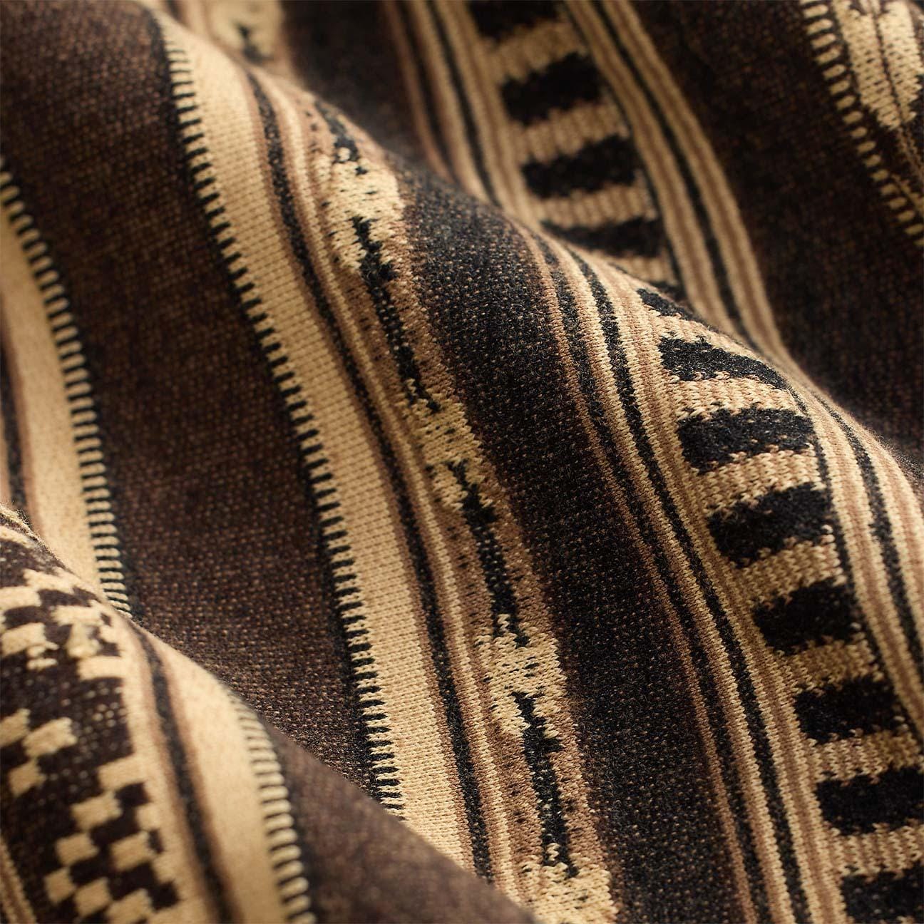 Camicia uomo western in jacquard Slim Fit Brown 782P05193 001 RRL 