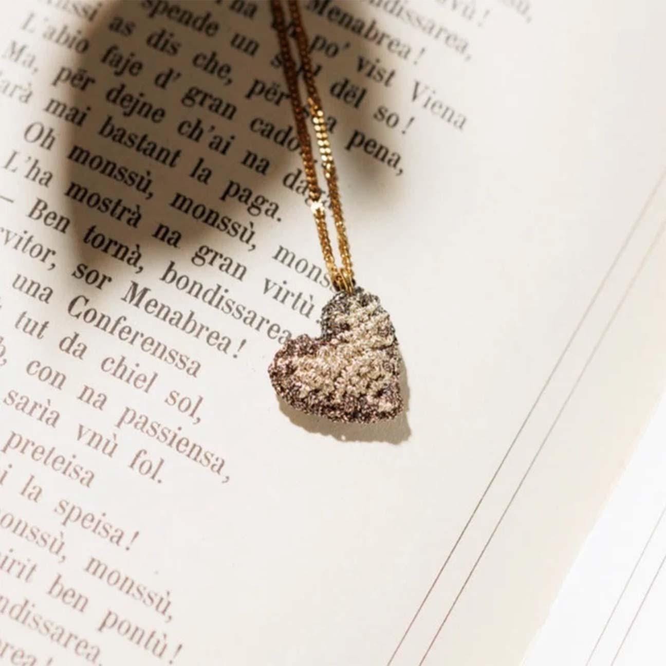 Collana donna Cuoricino oro Bianco CUORICINO ORO BIANCO TATABORELLO 