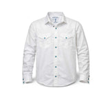 Camicia uomo Texana Bianco FLAGSTAFF OXORD WHITE CHESAPEAKE'S 