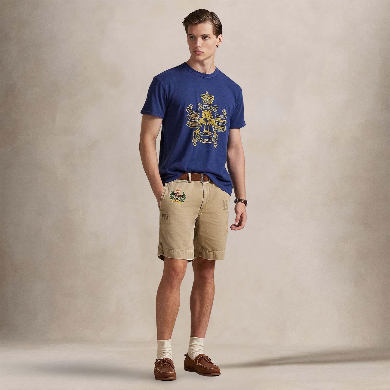 T-Shirt uomo con grafica Blue 710B13523 001 POLO RALPH LAUREN 