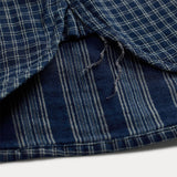 Camicia uomo Reversibile  Indaco 782973896001 INDIGO CHECK STRIPE RRL 