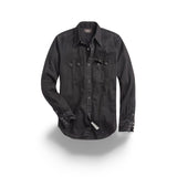 Camicia uomo western in denim Slim Fit Black 782911285001 BLACK RRL 